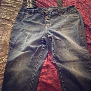 Maurices button fly jeans